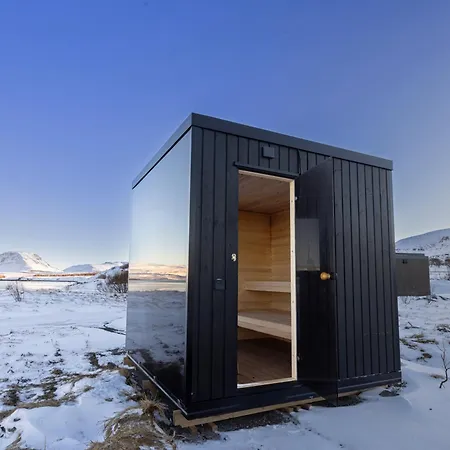The Oceanfront Private Northern Lights Villa Reynivellir Exterior photo